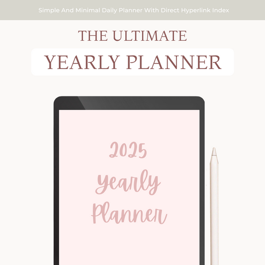 Digital Planner 2025 Yearly Planner